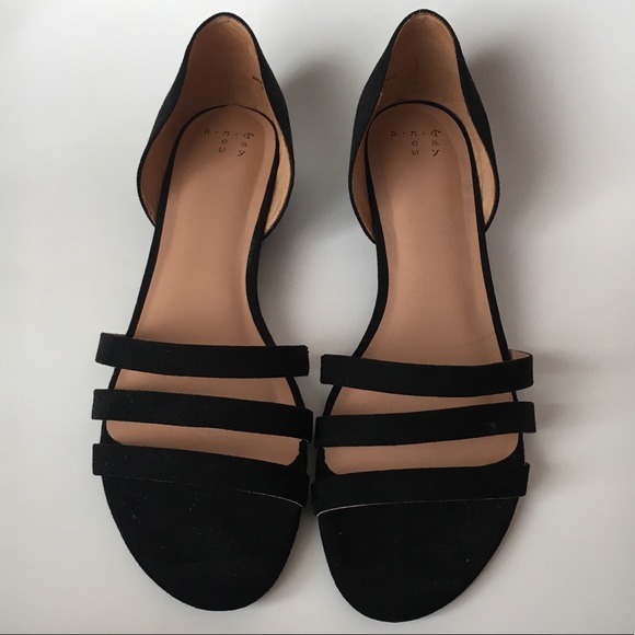 3 strap flat sandals